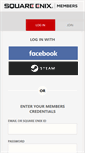 Mobile Screenshot of membership.square-enix.com